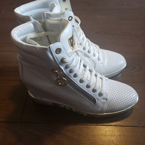 Rouge À Lèvre Trend Leather Wedge Bootie - Picture 2 of 14